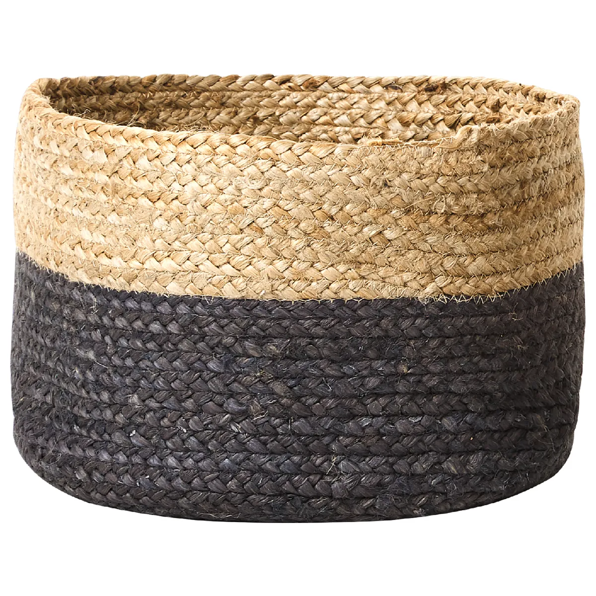 BELIANI Lot de 3 JABAR - Naturel/Noir
