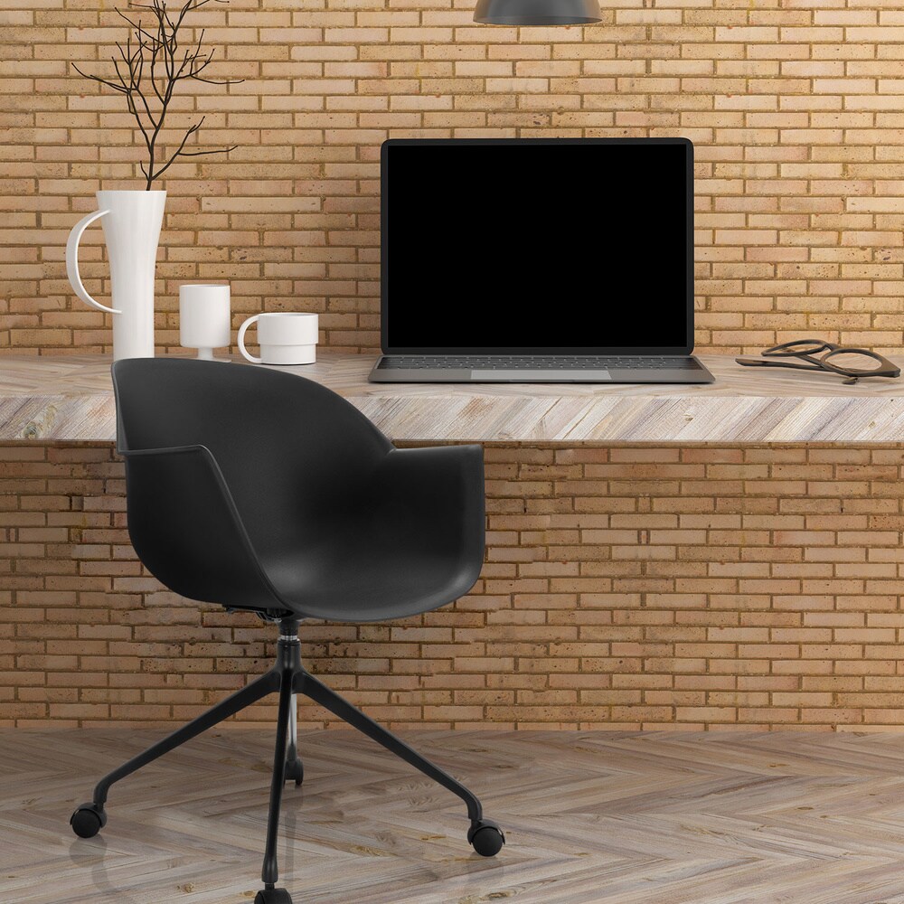 Home Office Bürostuhl OSLO Kunststoff mit Armlehnen hjh OFFICE