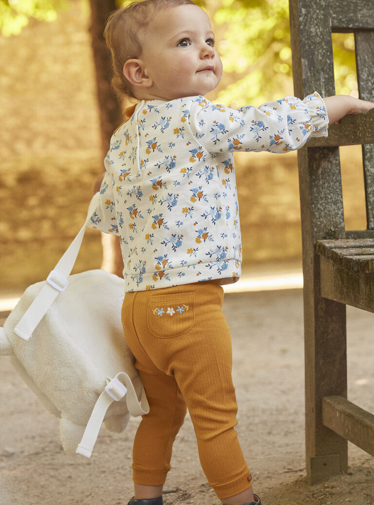 Ensemble sweat et legging écru