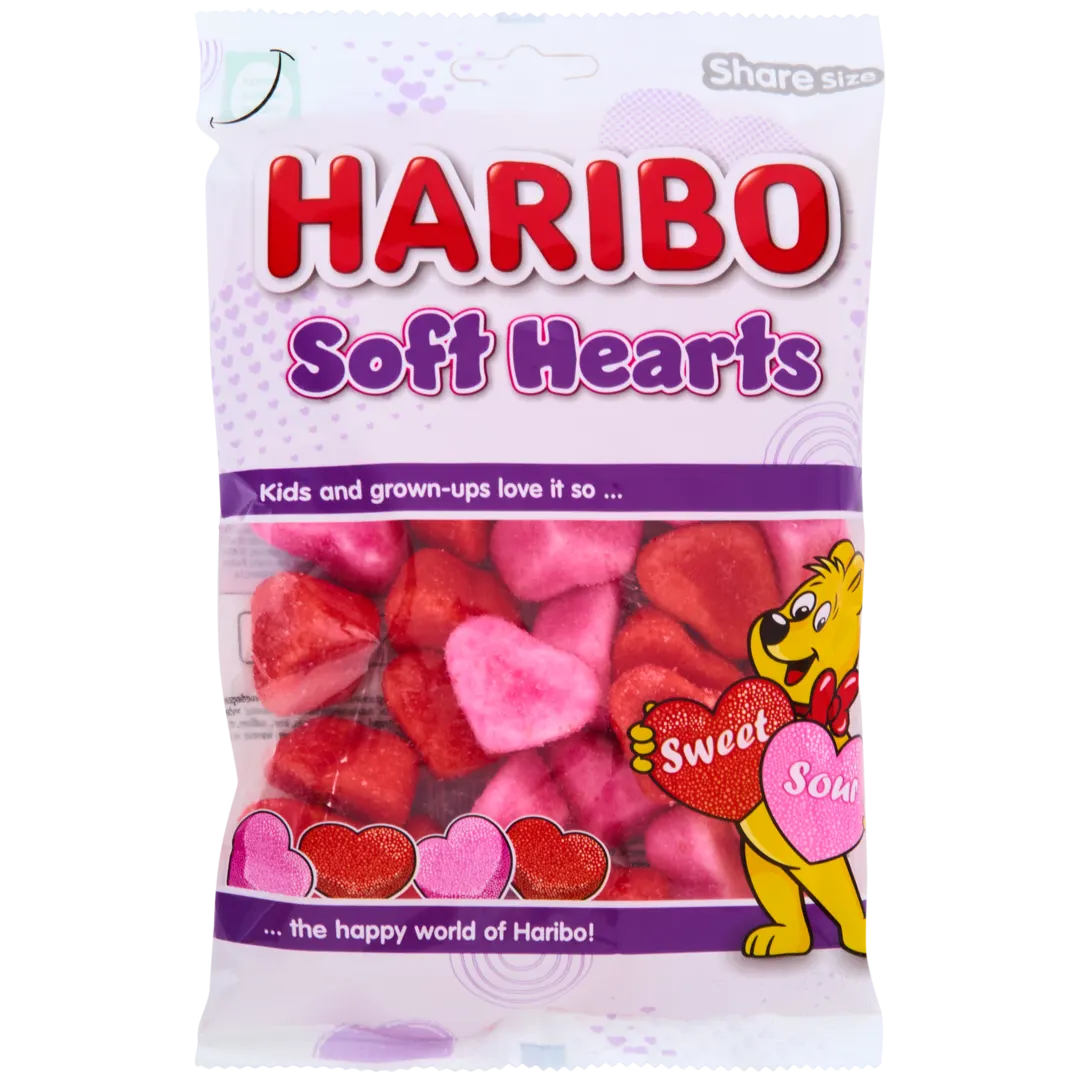 Haribo Soft Hearts 175 gram