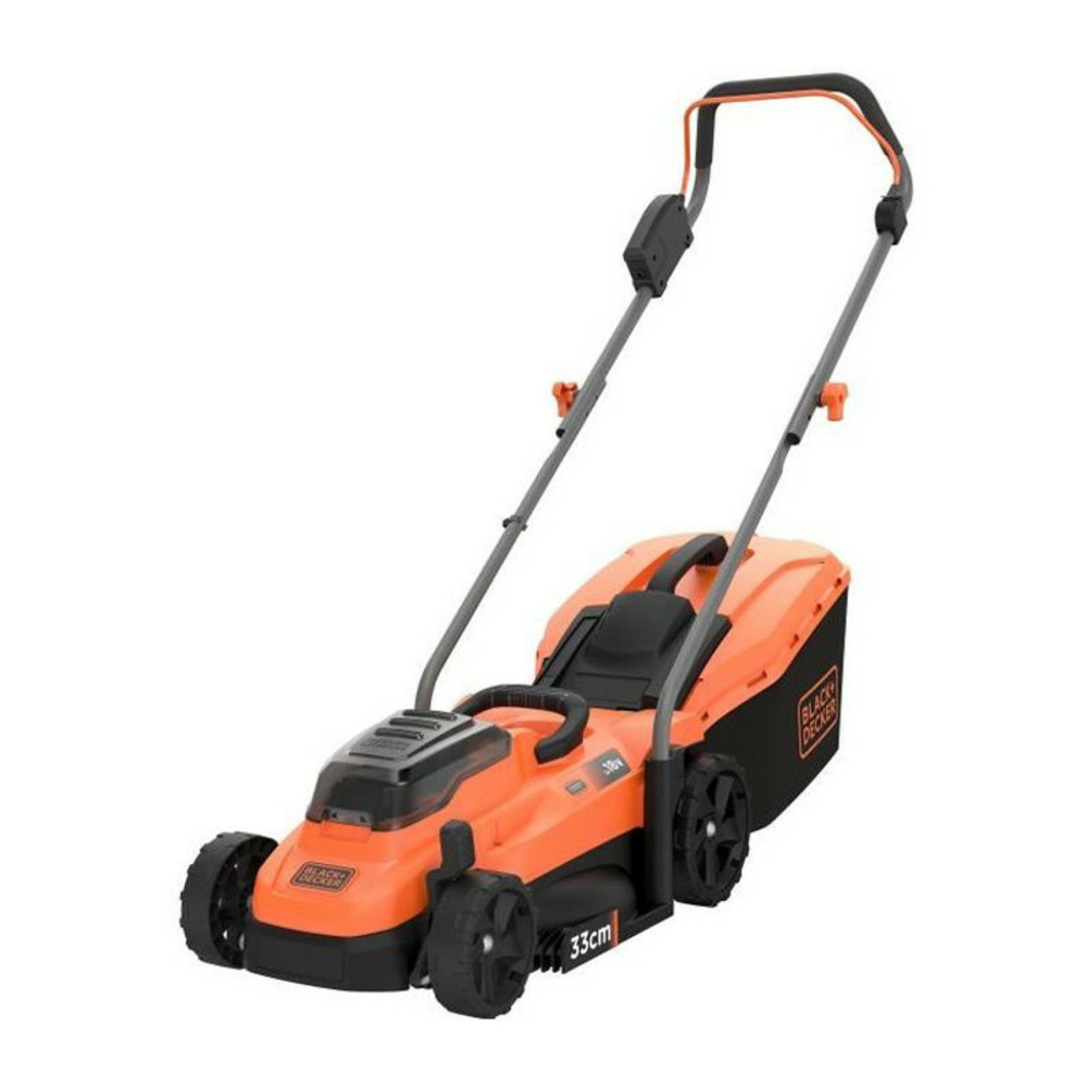 Tondeuse sans fil black & decker bcmw3318l2-qw - 33 cm - lithium 2x18v - livrée avec 2 batteries 18v 2,5ah et 1 chargeur