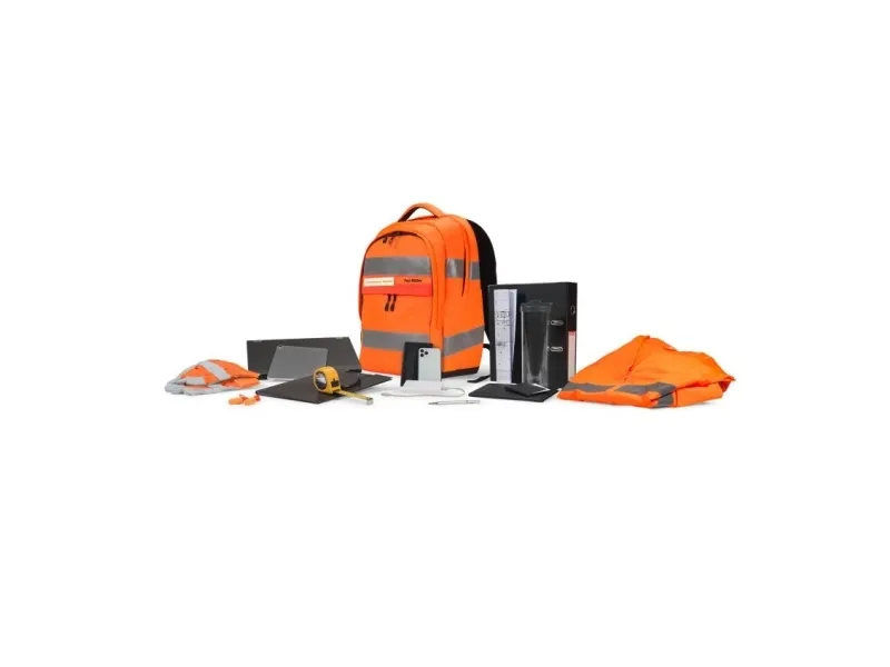 DICOTA Hi-Vis - Rygsæk - 25 liter - termoplastisk polyuretan (TPU), 600D RPET - orange