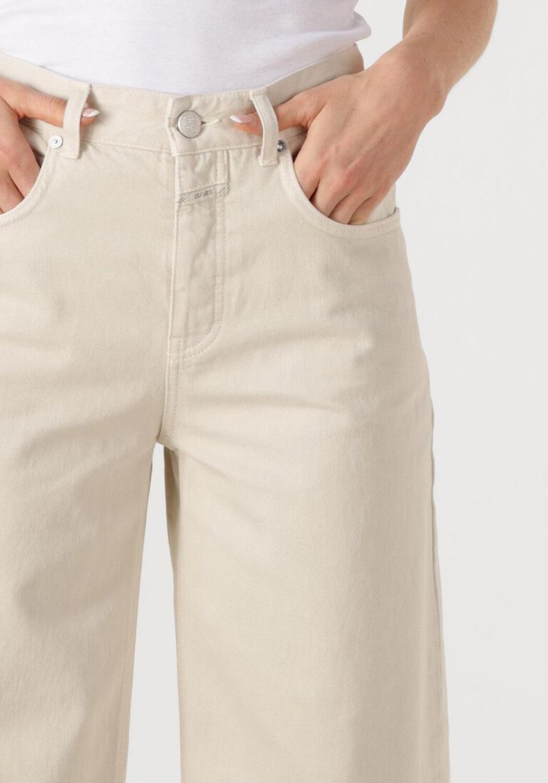 ecru closed wide jeans nikka jeans