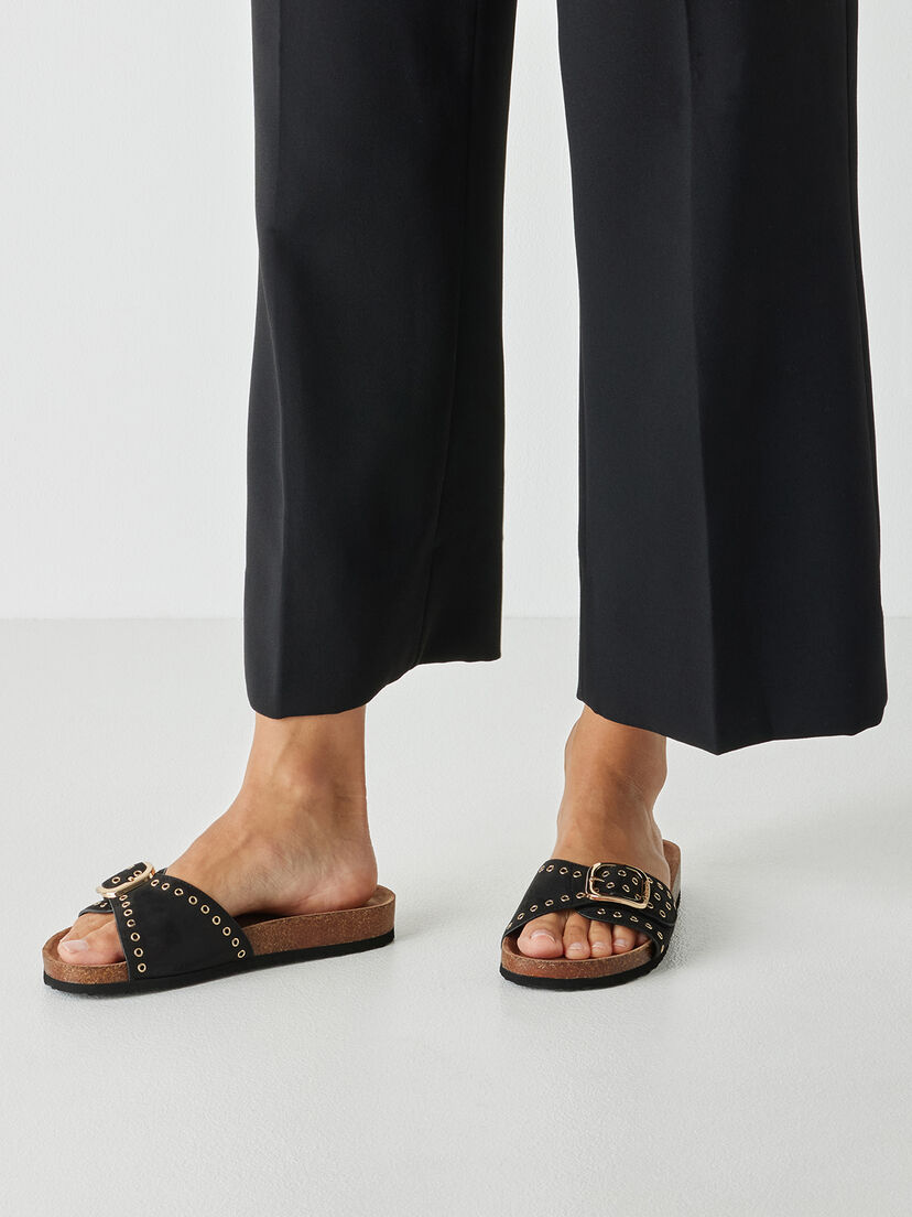 Slipper - zwart