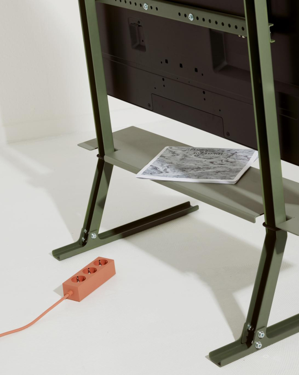 Pedestal Bendy Tall tv-standaard Charcoal