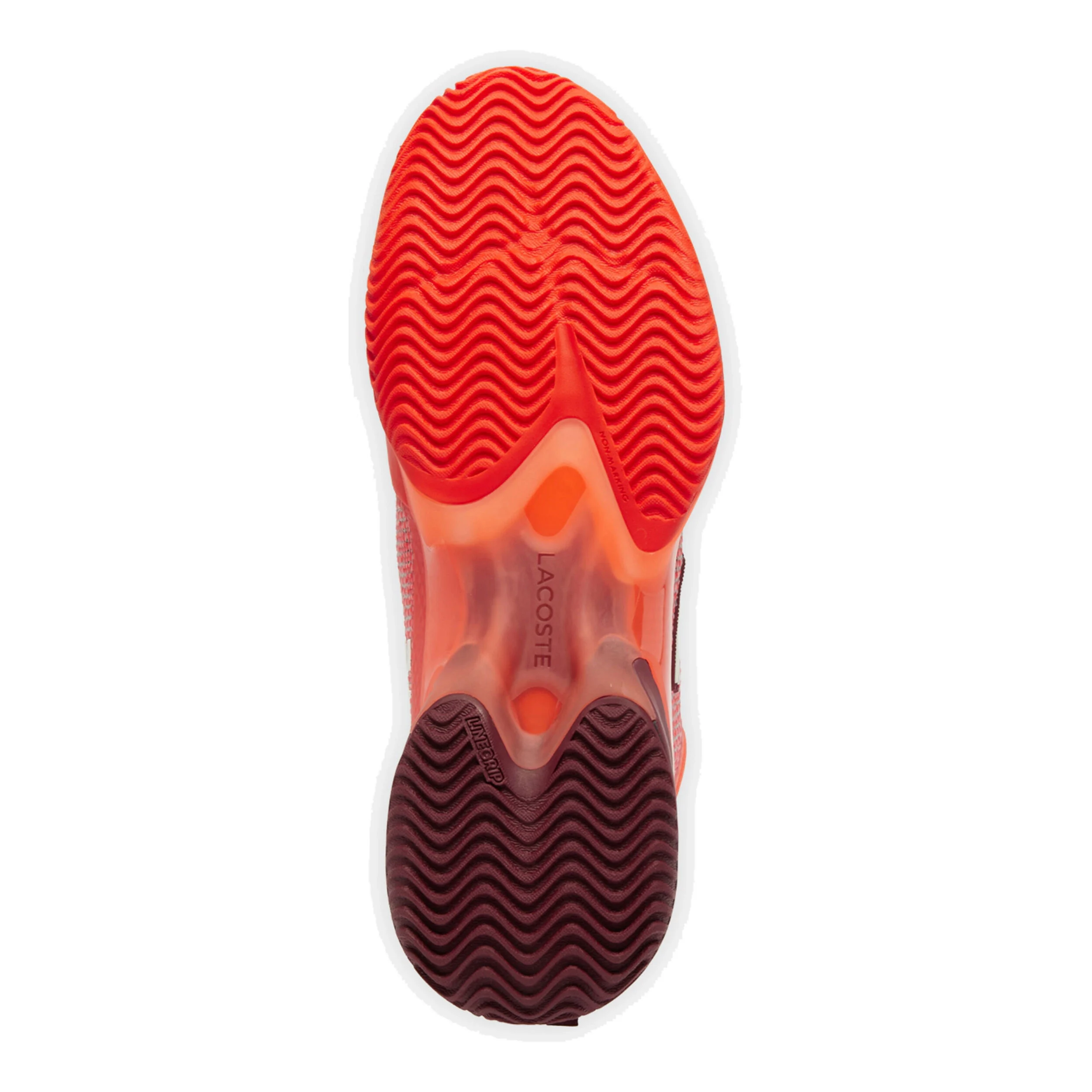 Lacoste AG-LT Ultra Chaussure Terre Battue Hommes - Orange , Rouge Foncé