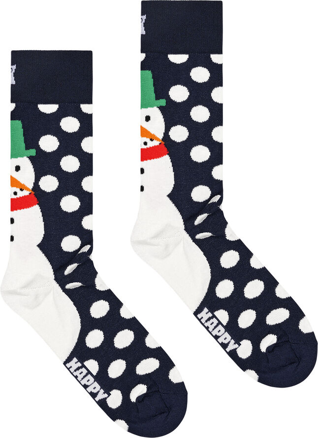 Happy Socks 3-Pack Holiday Navy Gift Set Navy