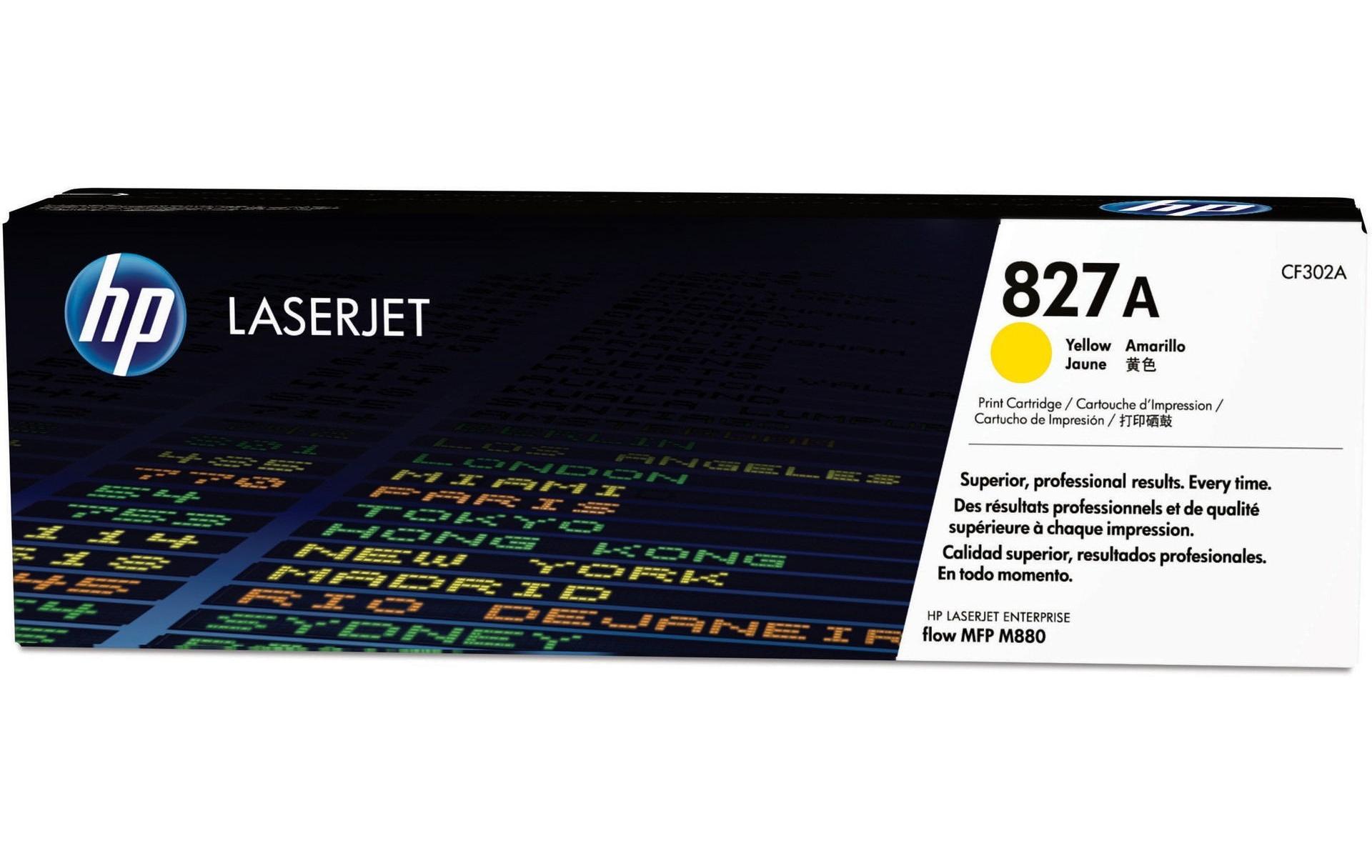 Toner Nr. 827A (CF302A) Yellow<br>Tonerkartusche