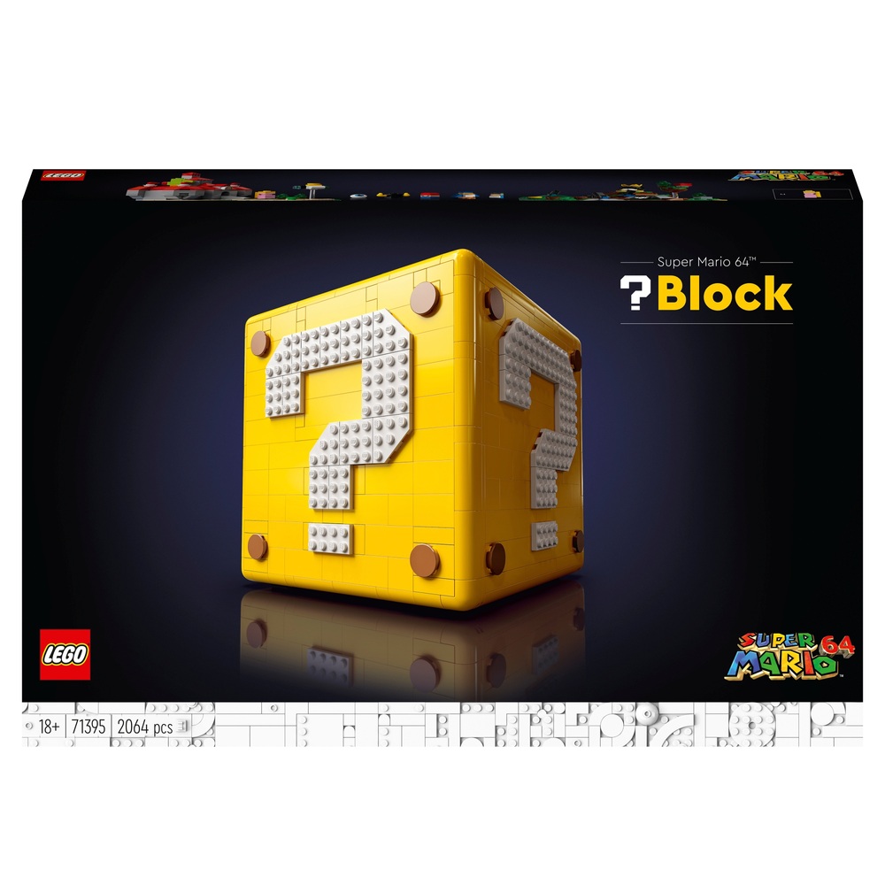 LEGO Super Mario 71395 64-teiliges Fragezeichen-Bausteinset für Erwachsene