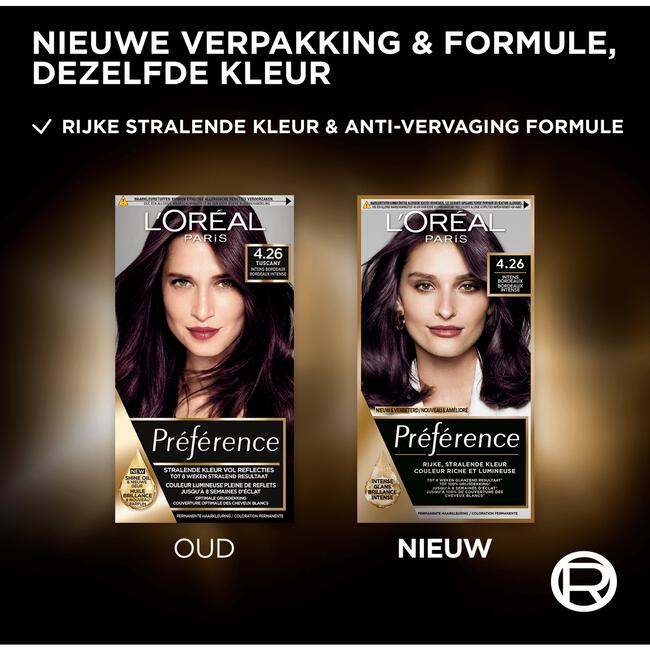L'Oréal Paris Préférence Permanente Haarverf 4.26 Bordeaux Intense