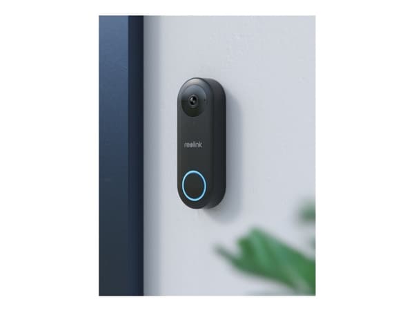 Reolink Smart 2K+ Video Doorbell WiFi - Smart dørbjelle og ringeklokke - med kamera - kablet, trådløs - 802.11a/b/g/n - 10/100 Ethernet