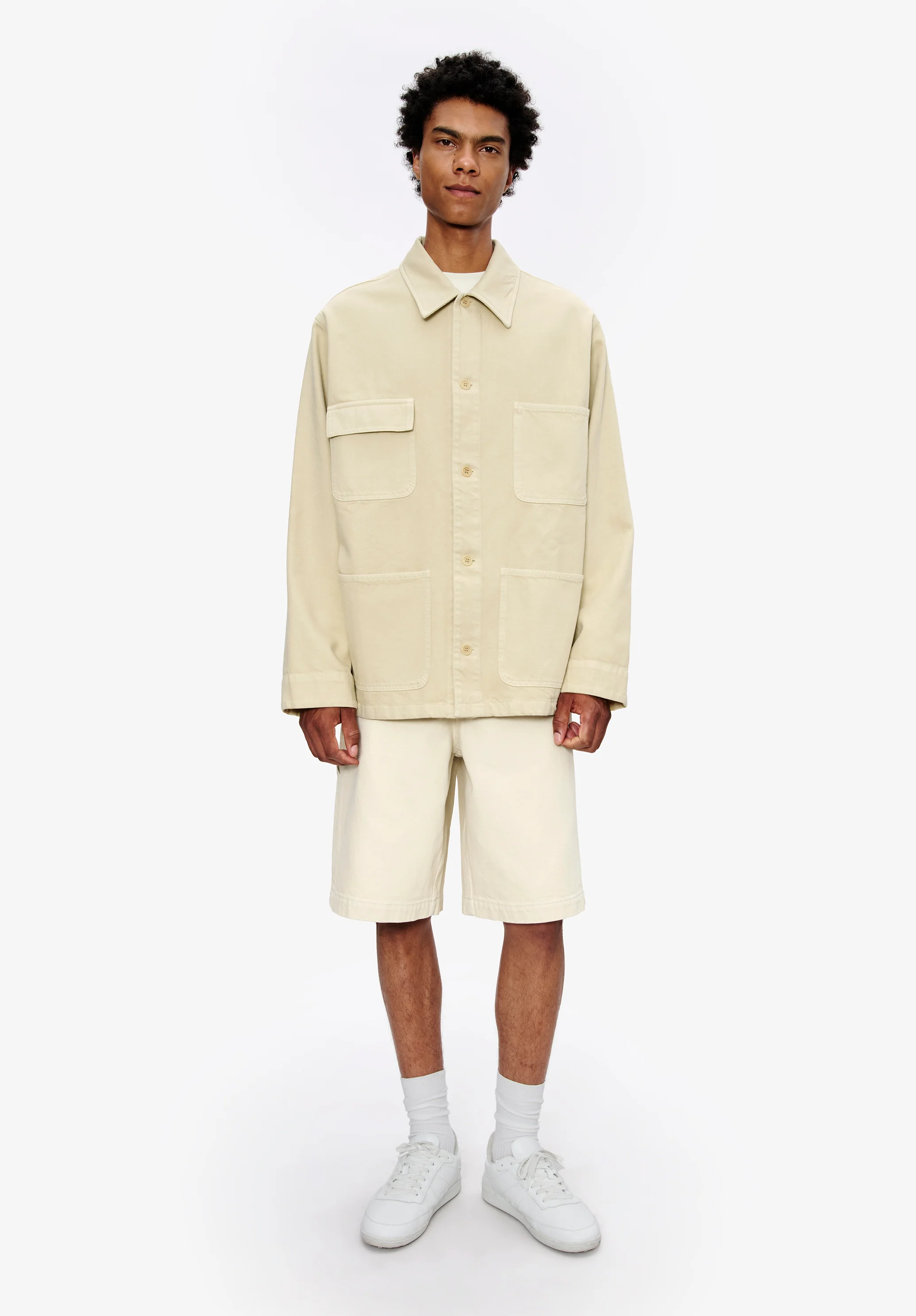 veste chemise - Sable