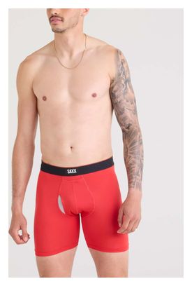 Boxer Saxx Multi-Sport Mesh Fly (Pack de 2) Rouge/Noir Homme
