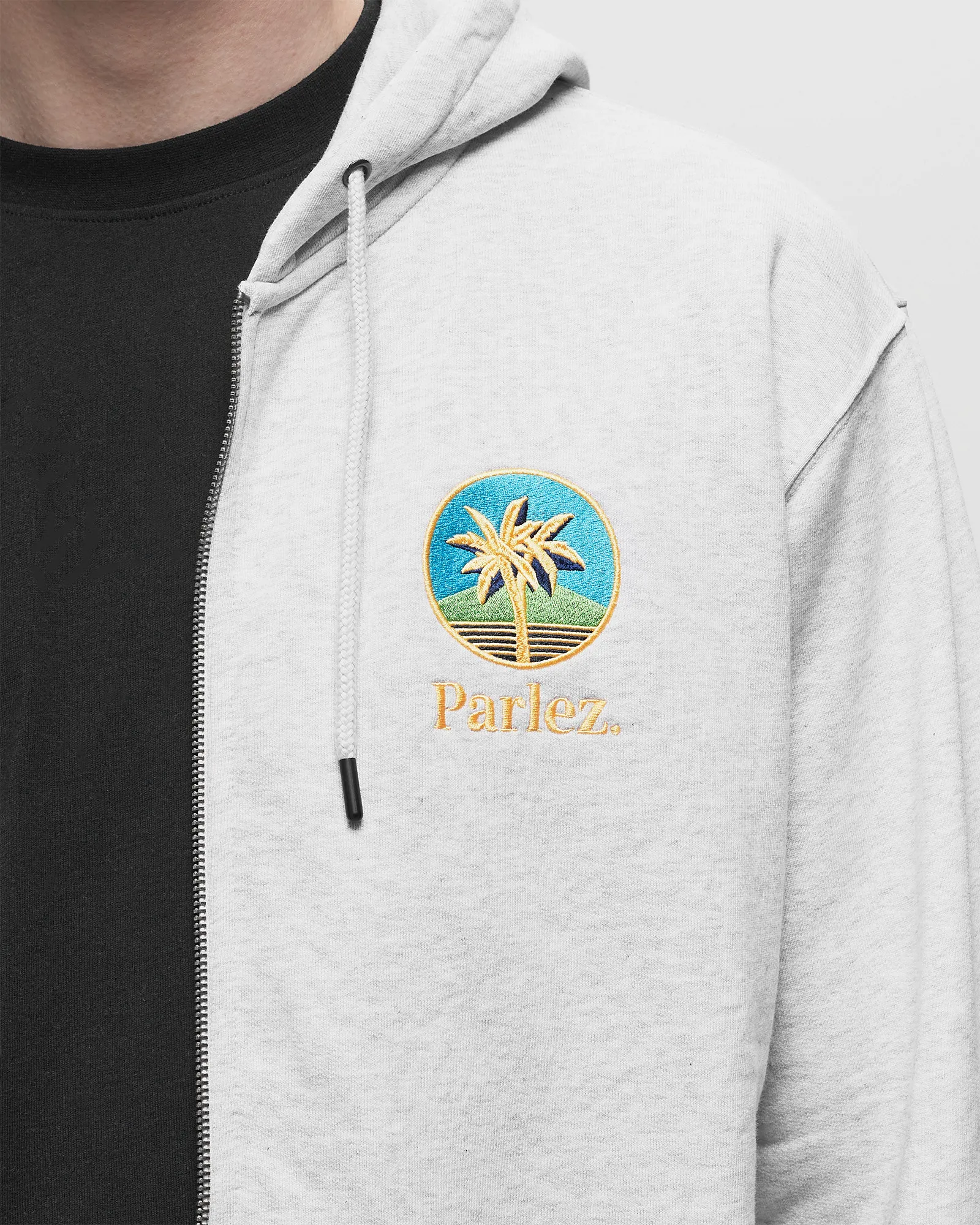 Parlez Vigie Zip Hood Heather