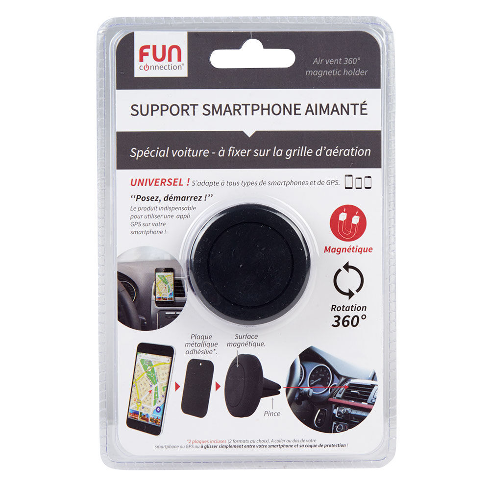 Support smartphone aimanté pour voiture