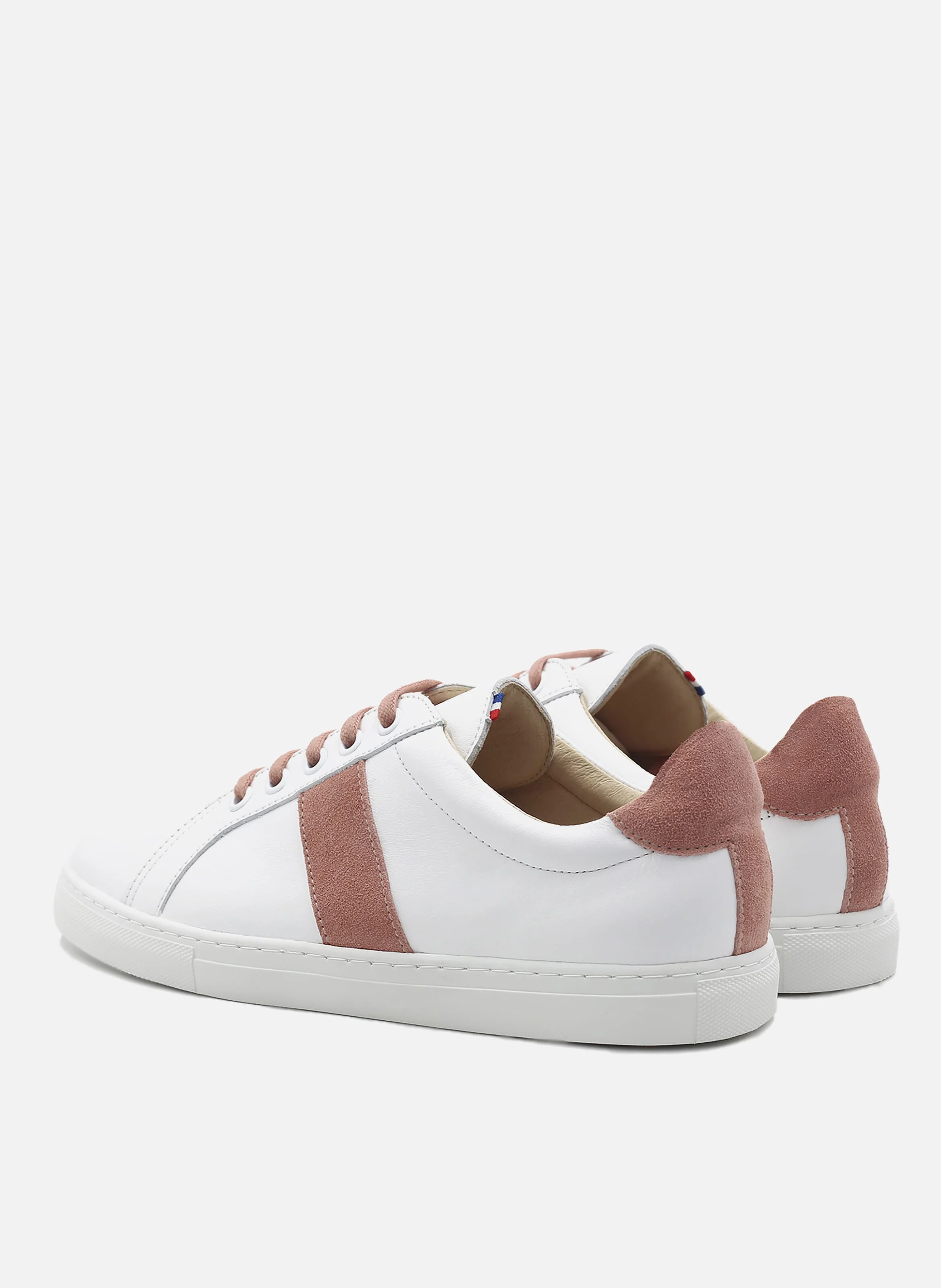 Baskets mif cuir | Blanc