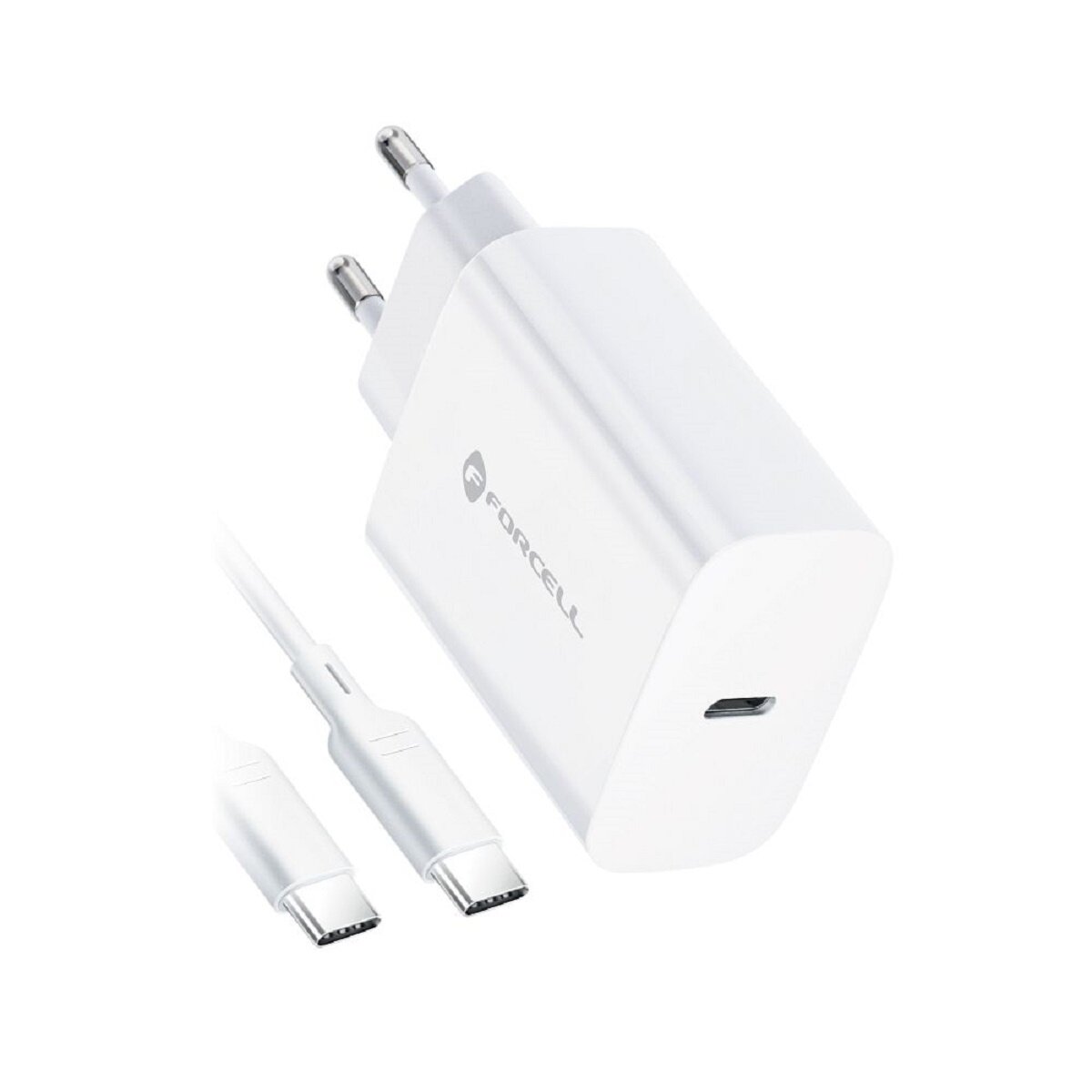 NETZ-Ladegerät mit USB Typ C Kabel - 3A 20W Anschluss