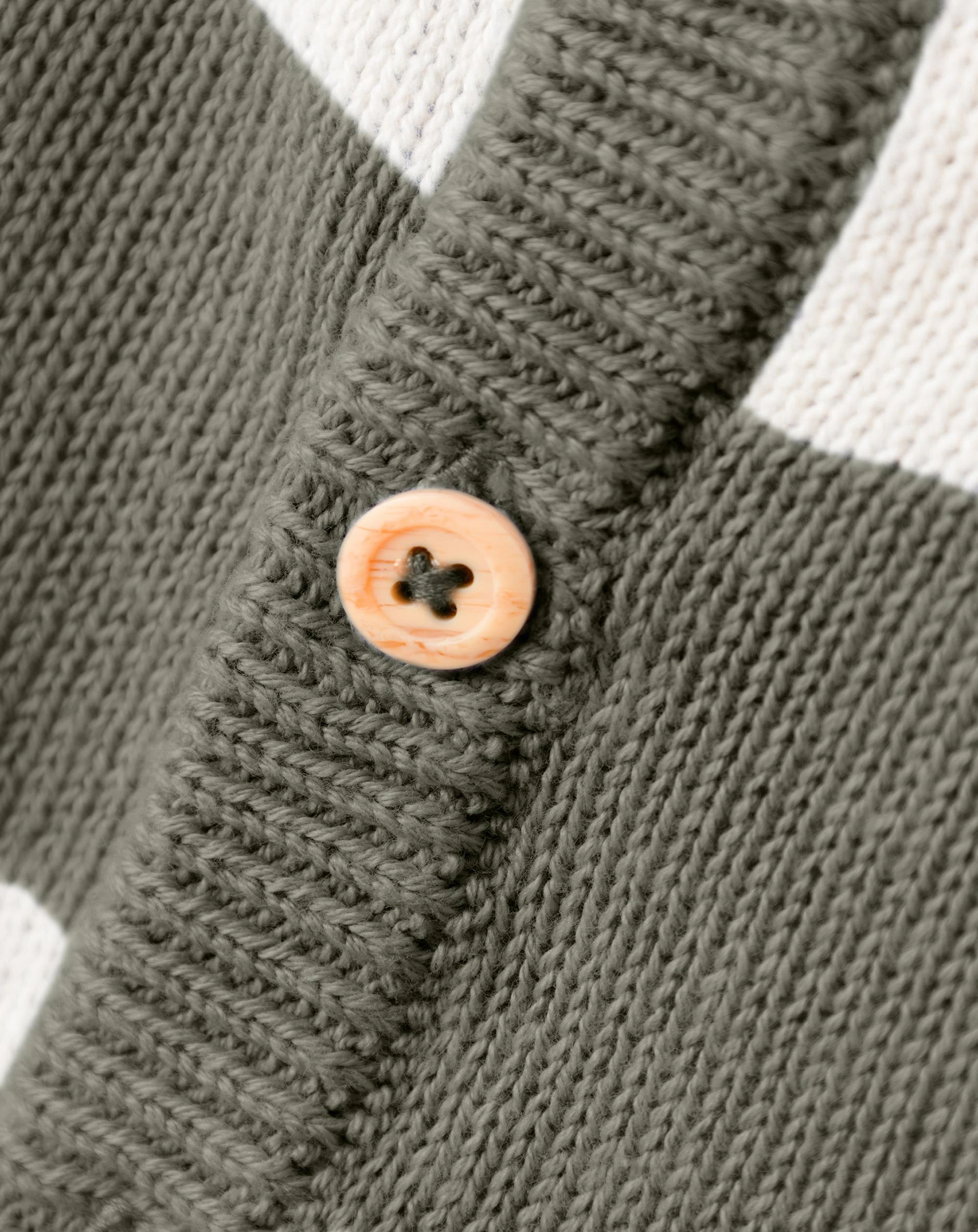 Strickjacke NBMTETIM BLOCKS in dusty olive