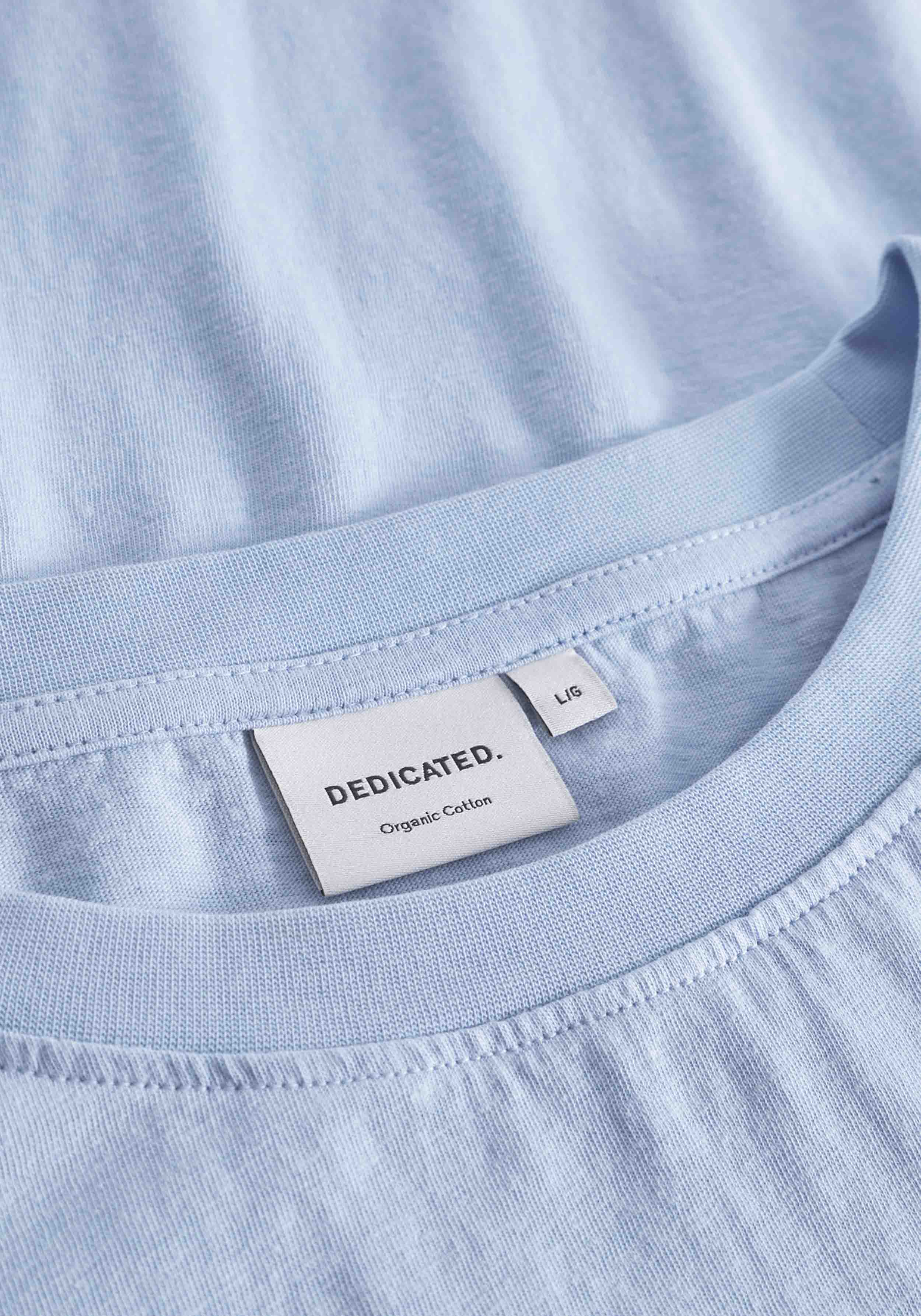 Dedicated T-Shirt Stockholm Hemp Skyway Blue
