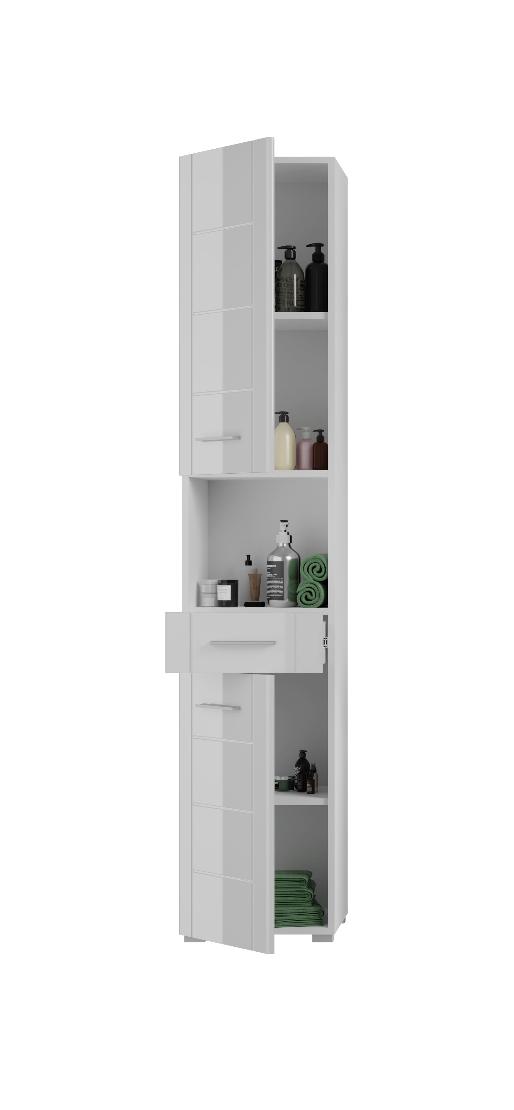 Bad-Hochschrank VENICE weiß
