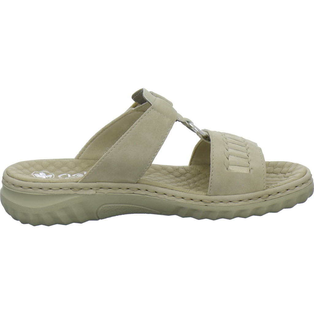 Rieker Pantoletten Damen Beige