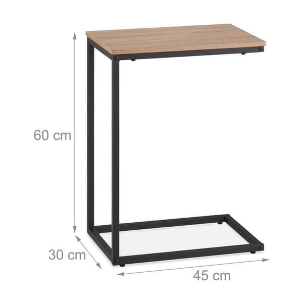 C-formet sidebord