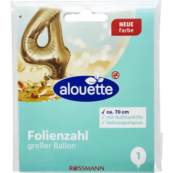 Folienzahlen groß 3-9 gold