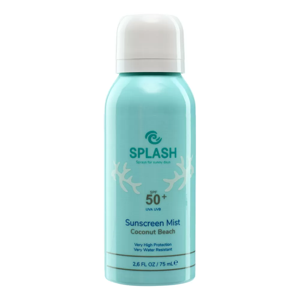 Splash Coconut Beach Sunscreen Mist SPF 50  - 75 ml.