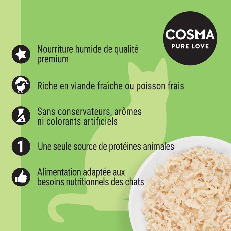 Lot Cosma Original en gelée 24 x 85 g