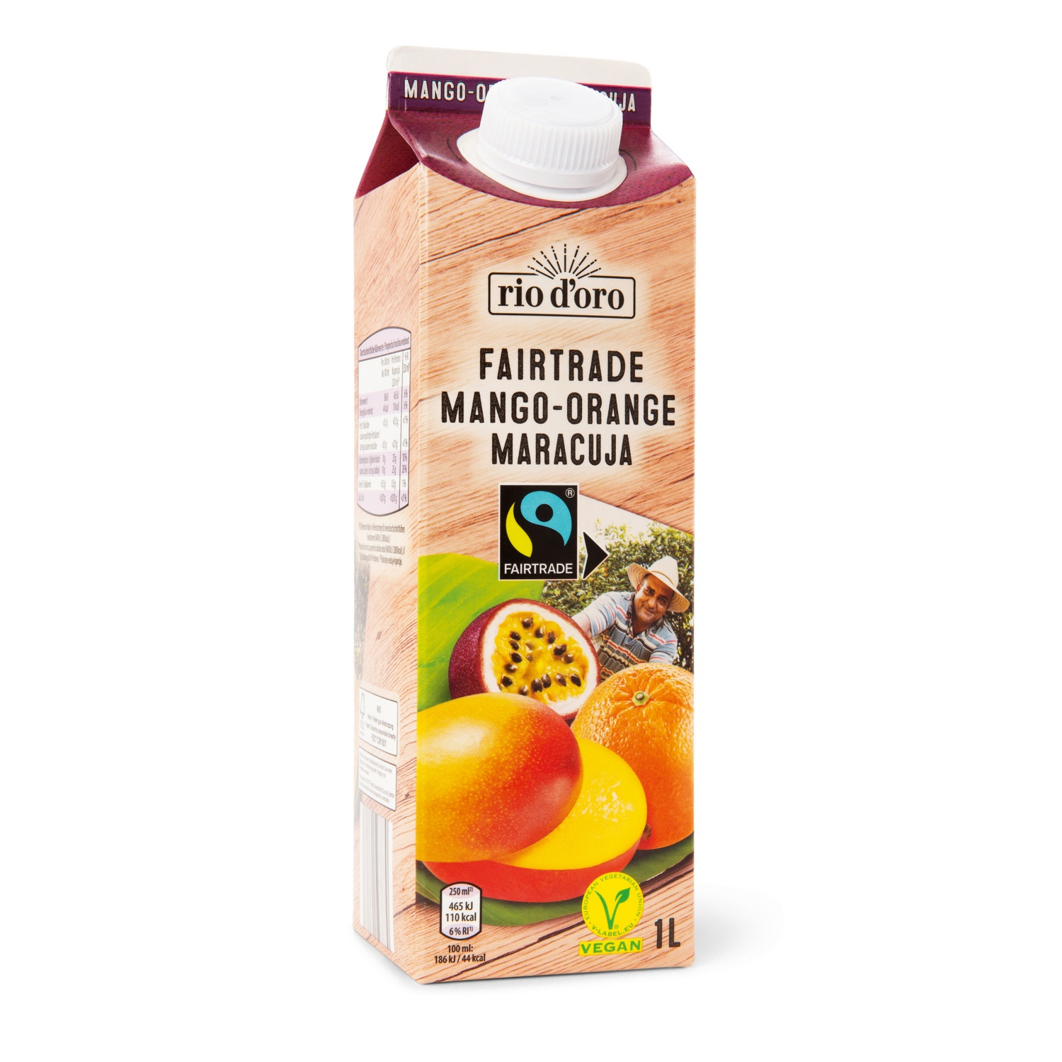 RIO D'ORO Fair Trade Saft, Orange 1 l