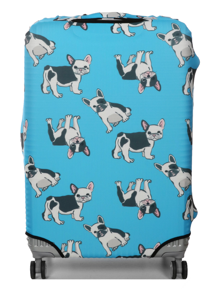 Housse de valise Periea Blue with Dogs L