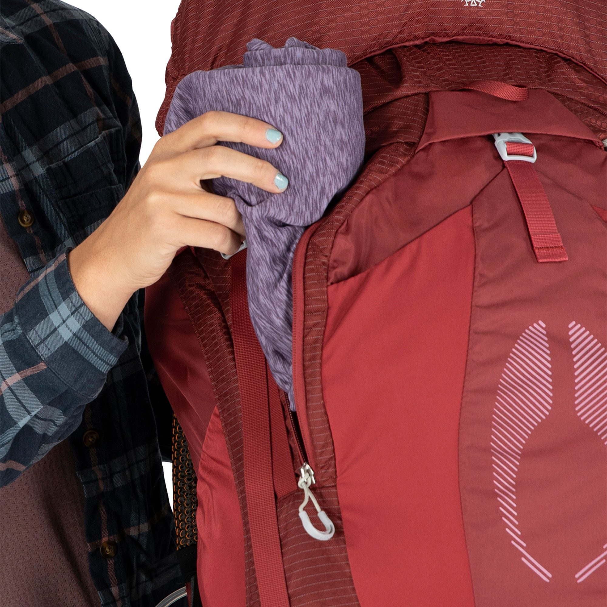 Osprey Aura AG 65l Trekkingrucksack Damen berry sorbet red