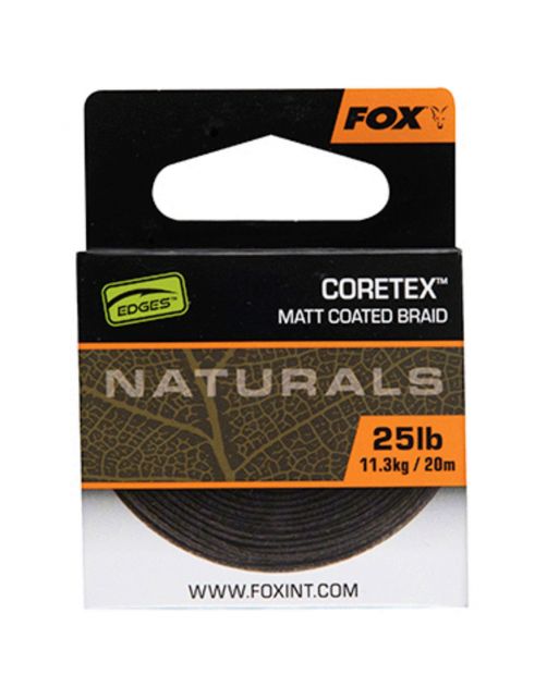 Fox Naturals Coretex  X 20m \/11.3kg - Onderlijn -