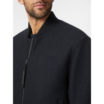 Herrenblouson Wolle, Schwarz