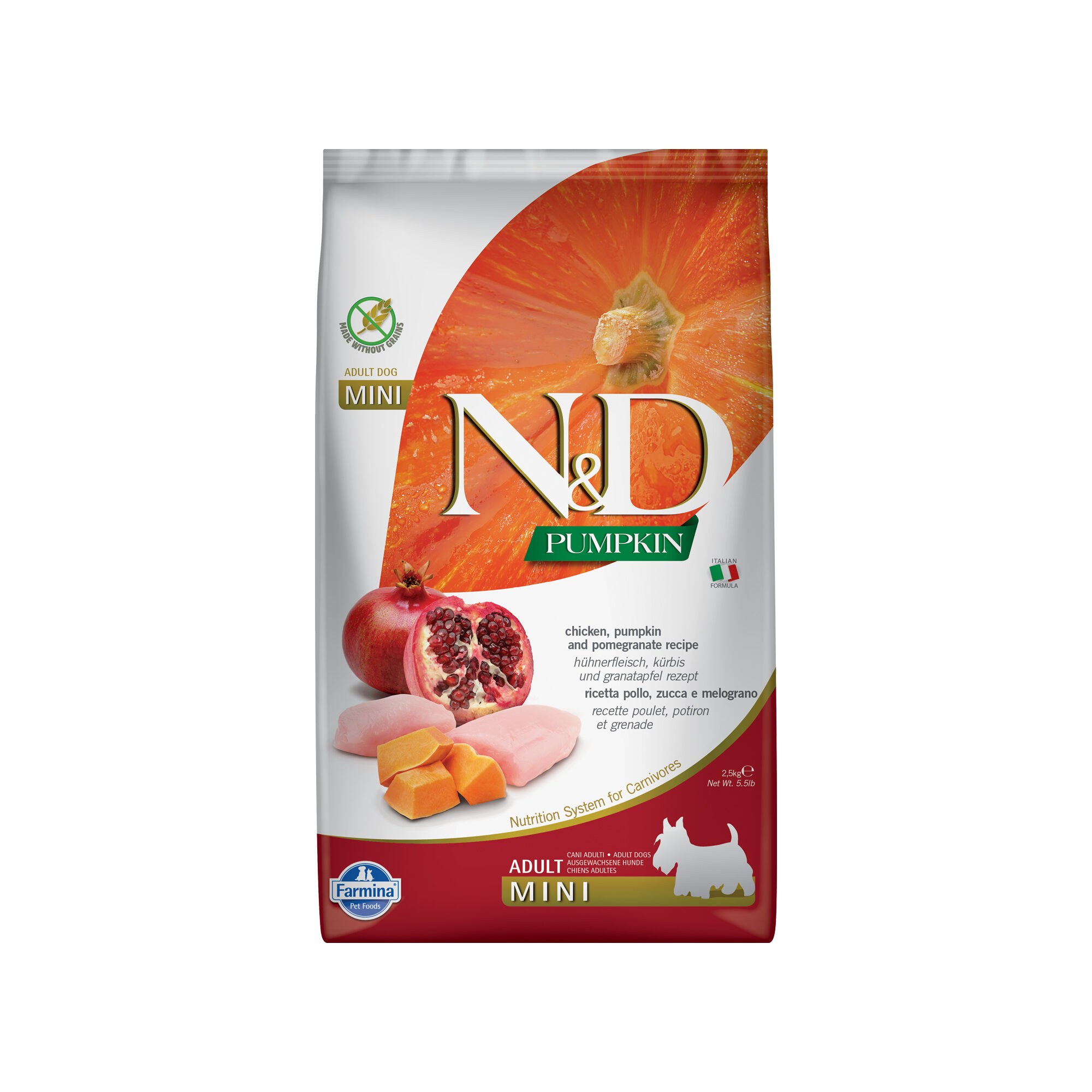 Farmina N&D Pompoen Kip en Granaatappel Adult Dog Mini