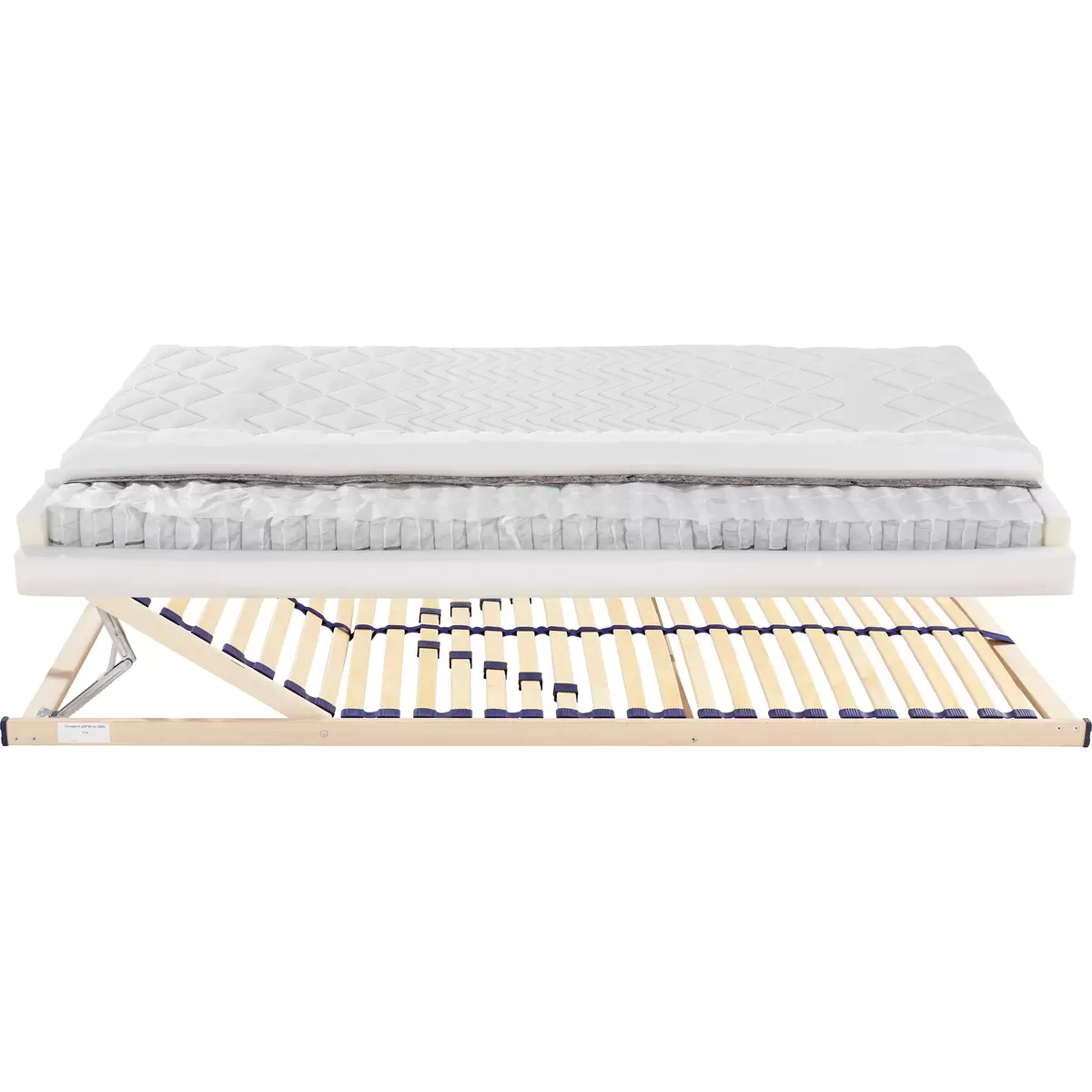 Matratzen-/Lattenrost-Set Primavera H2 80 x 200 weiss