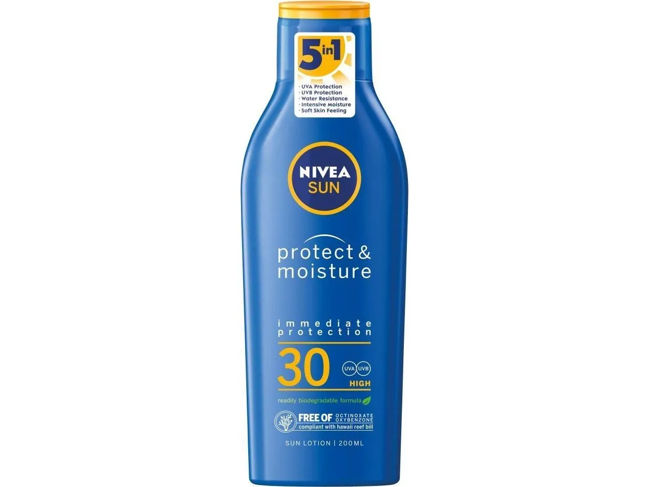 NIVEA_Sun Protect & Moisture moisturizing sun lotion SPF30 200ml