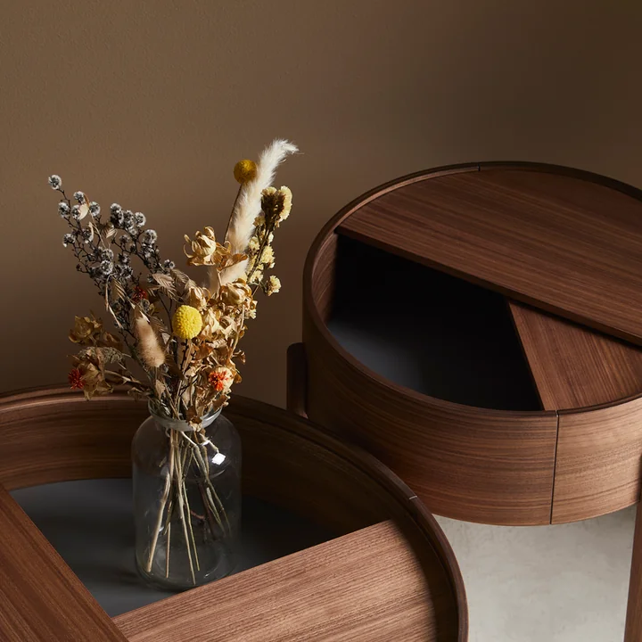 Woud - Arc Couchtisch Ø 66 cm H 38 cm, Eiche geölt