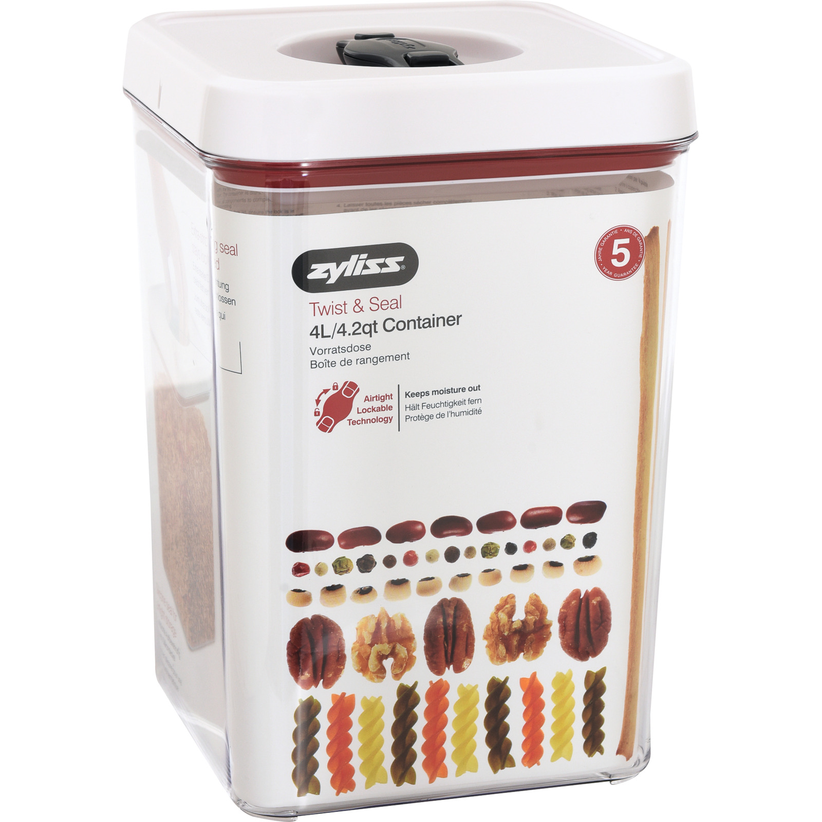 ZYLISS Vorratsdose Twist&Seal 4L