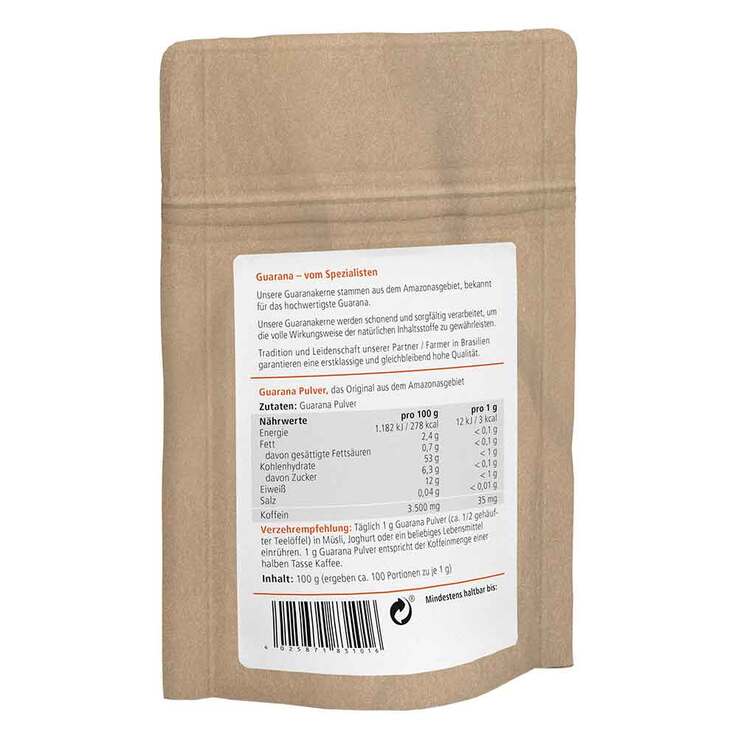 Guarana Pulver, 100 g