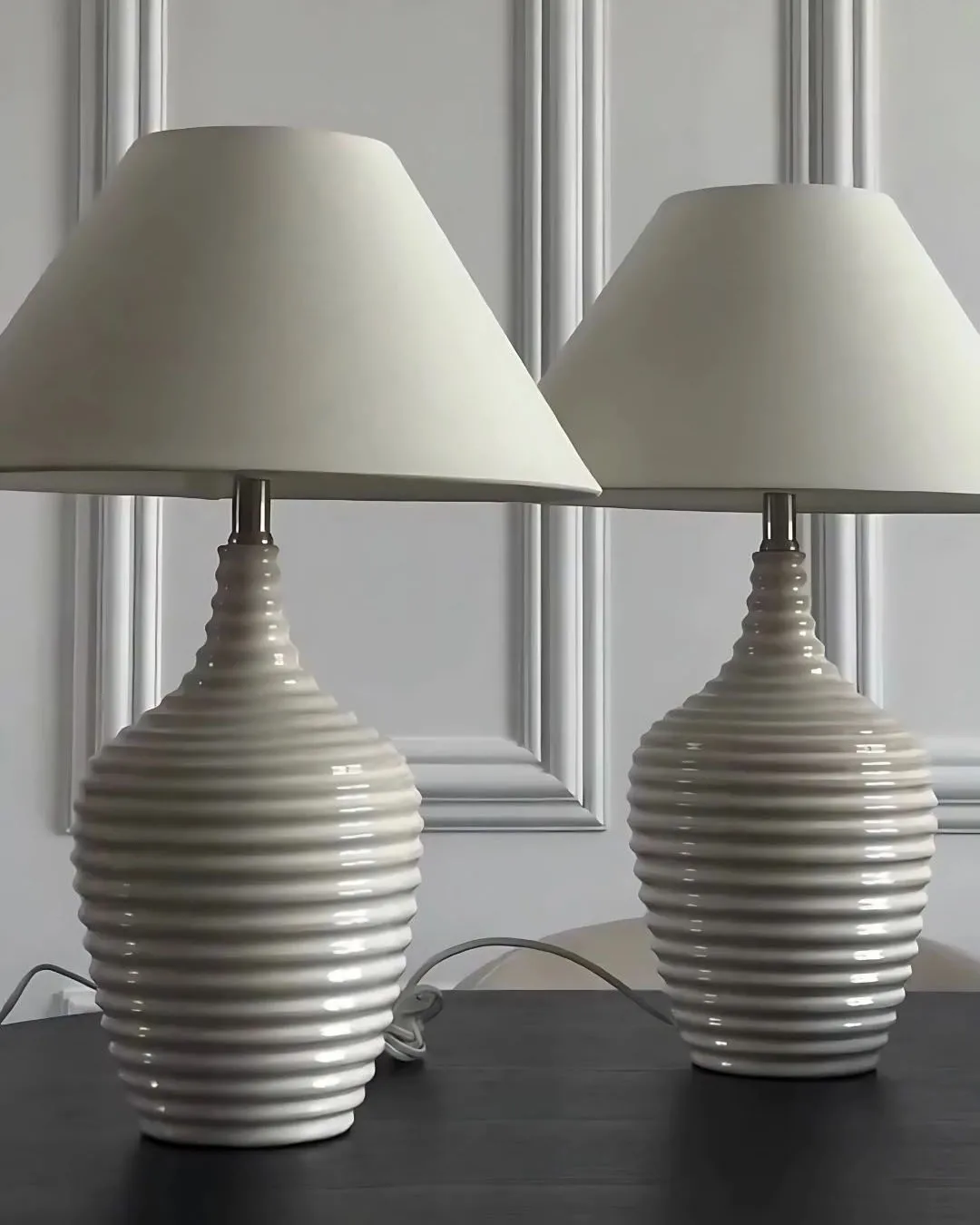 Tafellamp CELESTE Keramiek Beige