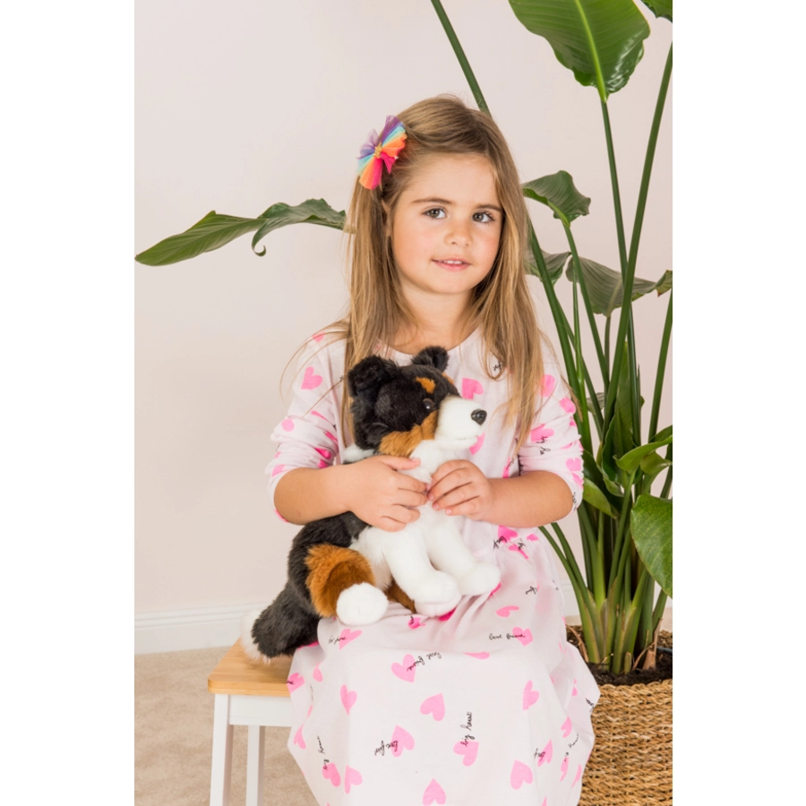 Teddy HERMANN® Tri- Color Border Collie sitzend 30 cm