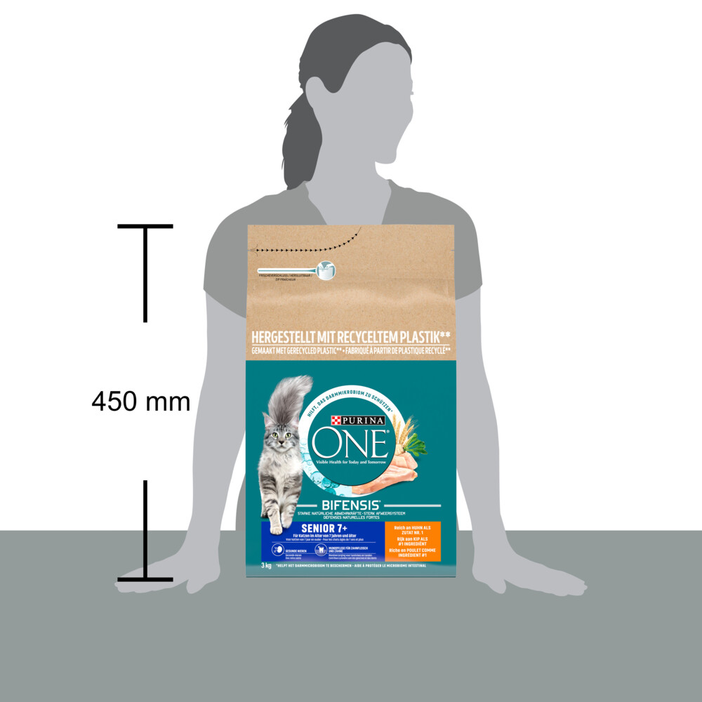 Purina ONE Senior Kip - Volkoren Granen3 kg
