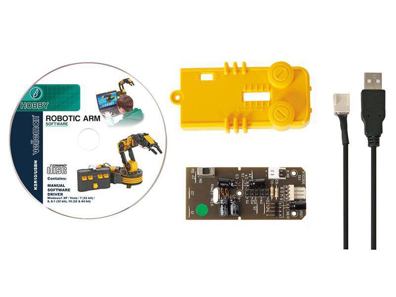 Velleman Erweiterung KSR10 USB Schnittstelle USB Schnittstelle zu Roboterarm KSR10