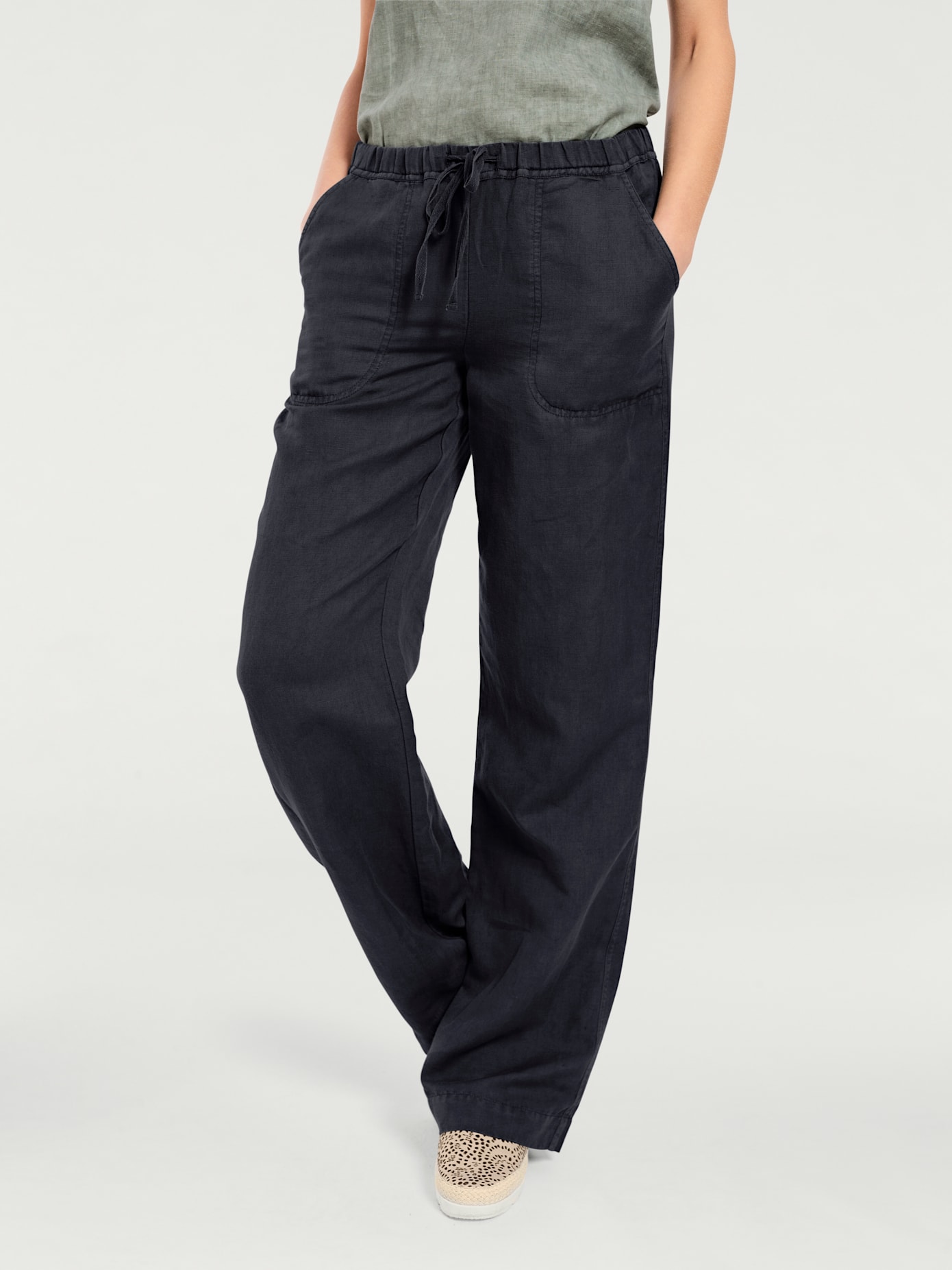 Pantalon jambes larges
