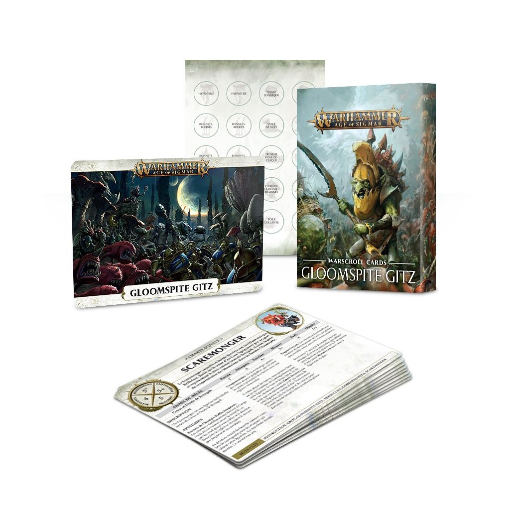 Age of Sigmar : Warscrolls Cards - Gloomspite Gitz