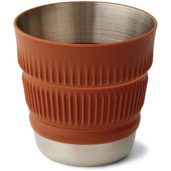 Vaisselle randonnée SEA TO SUMMIT DETOUR STAINLESS STEEL COLLAPSIBLE MUG BROWN