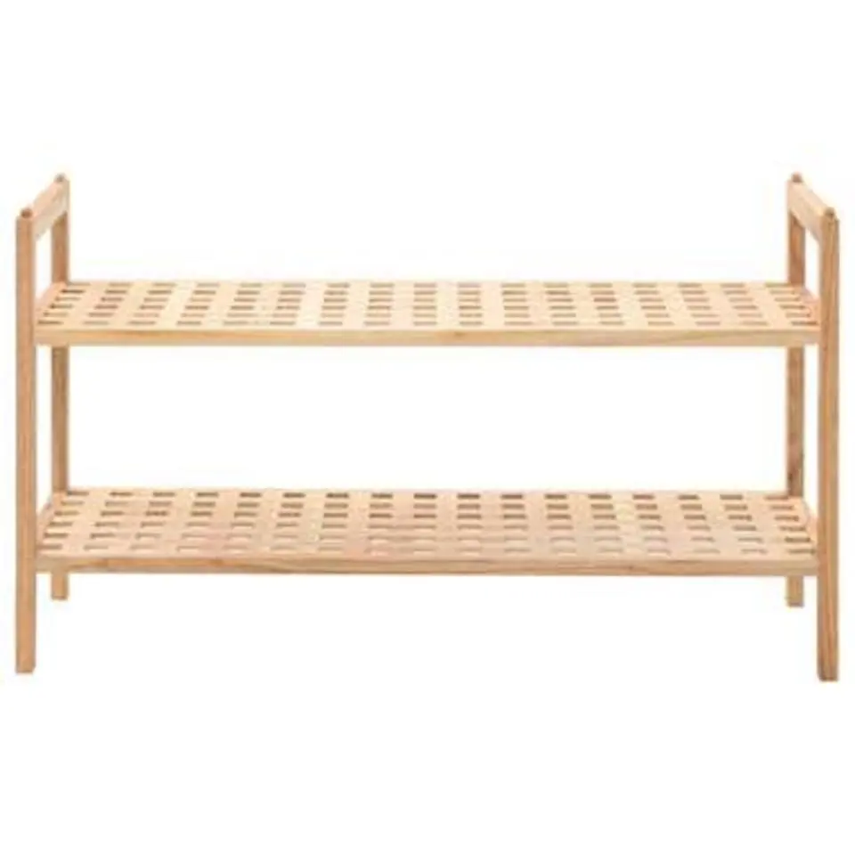 vidaXL - Schoenrek - Beige - Hout