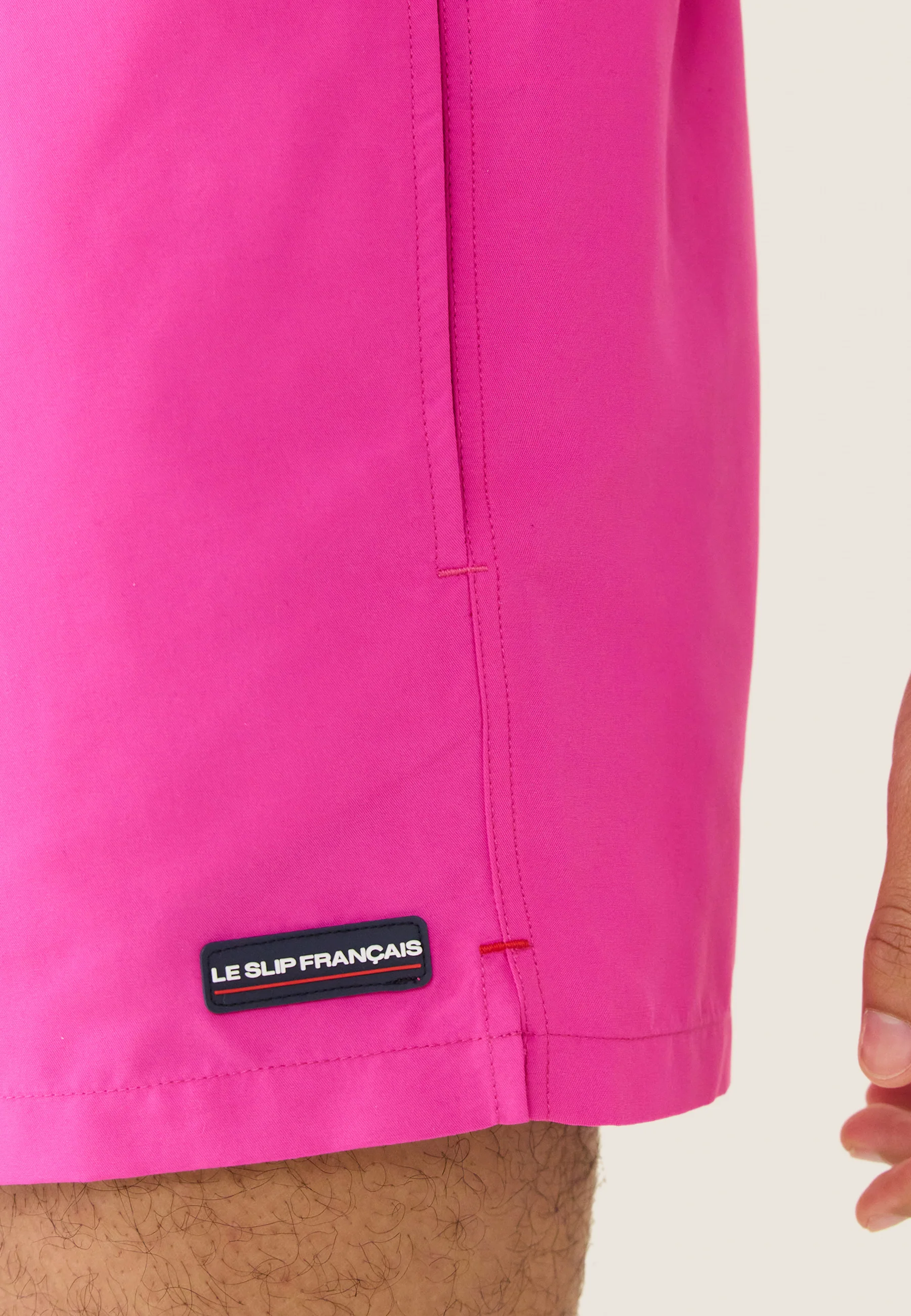 Short de bain court recyclé-Liamone Rose Violet