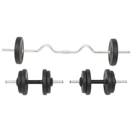 Barra de peso Vidaxl Super Curl